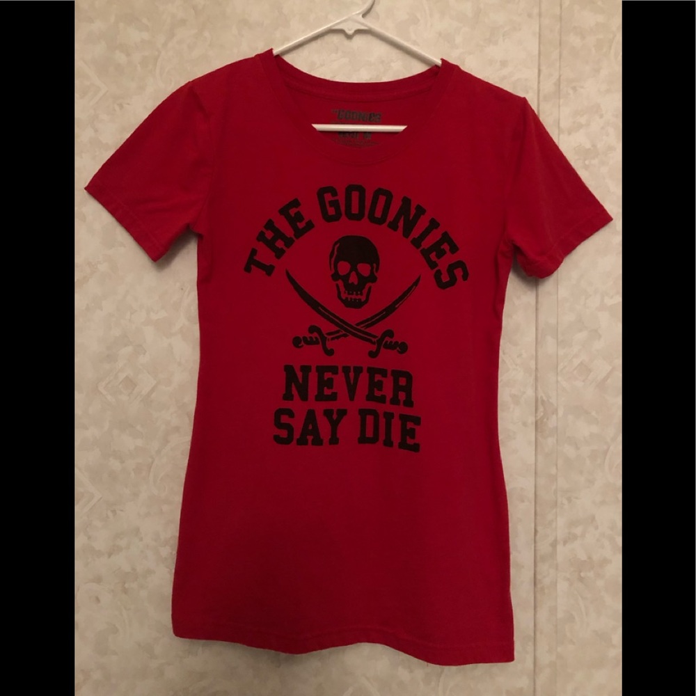 Red The Goonies Never Say Die Shirt Size: M